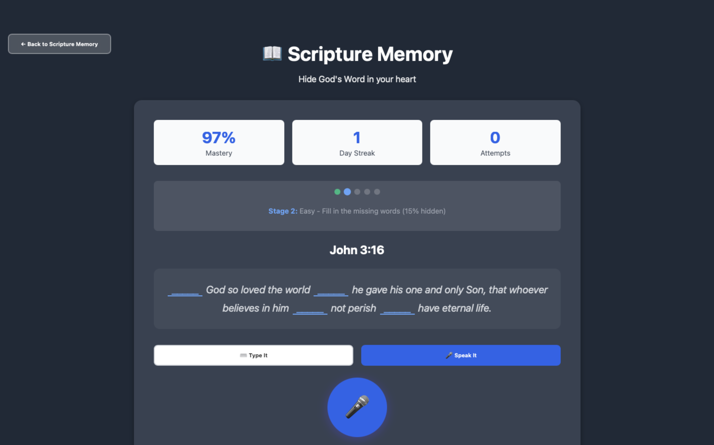 Scripture Memory